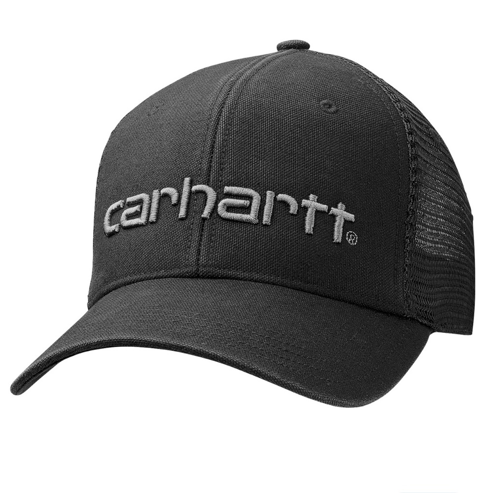 Carhartt black with white embroidered mesh SnapBack trucker hat